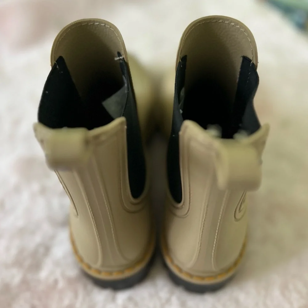 Igor Trak Mate Tri Tan Rain Boots Size 41 US 10.5 Slip On Waterproof Women’s NEW
